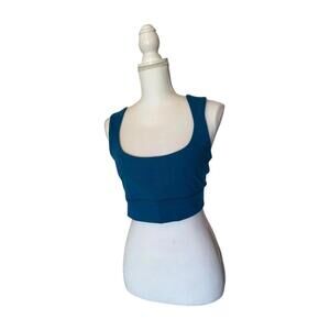 NWT Spiritual Gangster Teal Blue Women's Sports Bra, Size XL